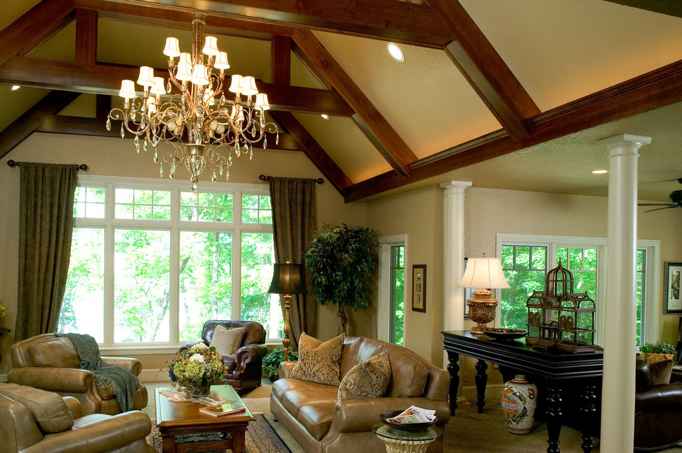 Living room - traditional living room idea in Minneapolis