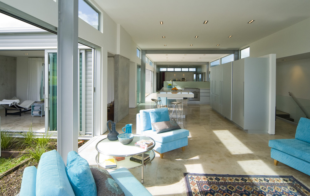 Offenes Modernes Wohnzimmer in Auckland