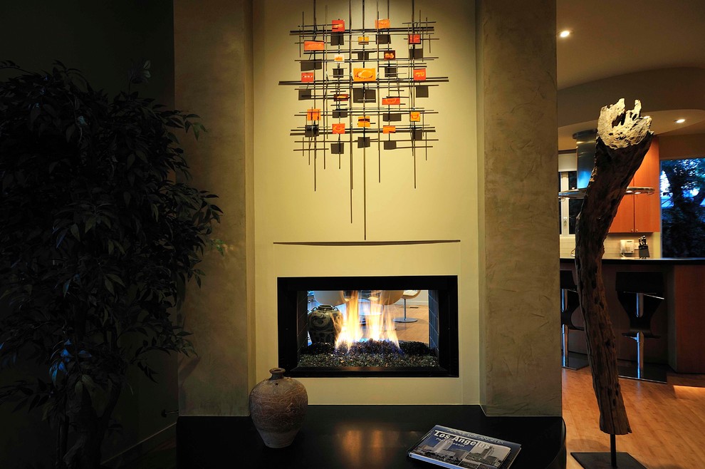 Nichols Canyon Renovation, Hollywood Hills Modern Living Room Los Angeles by Maienza