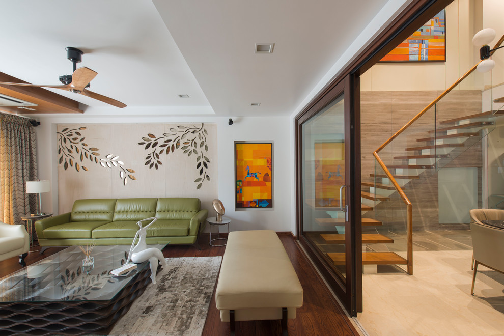Nityam Residence Contemporary Living Room Delhi By Spaces Architects Ka Houzz