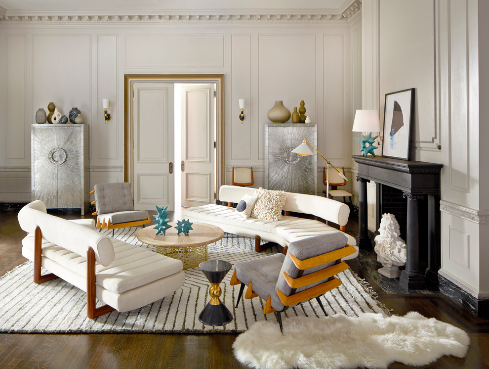 Nixon Cocktail Table Transitional Living Room New York By Jonathan Adler Houzz