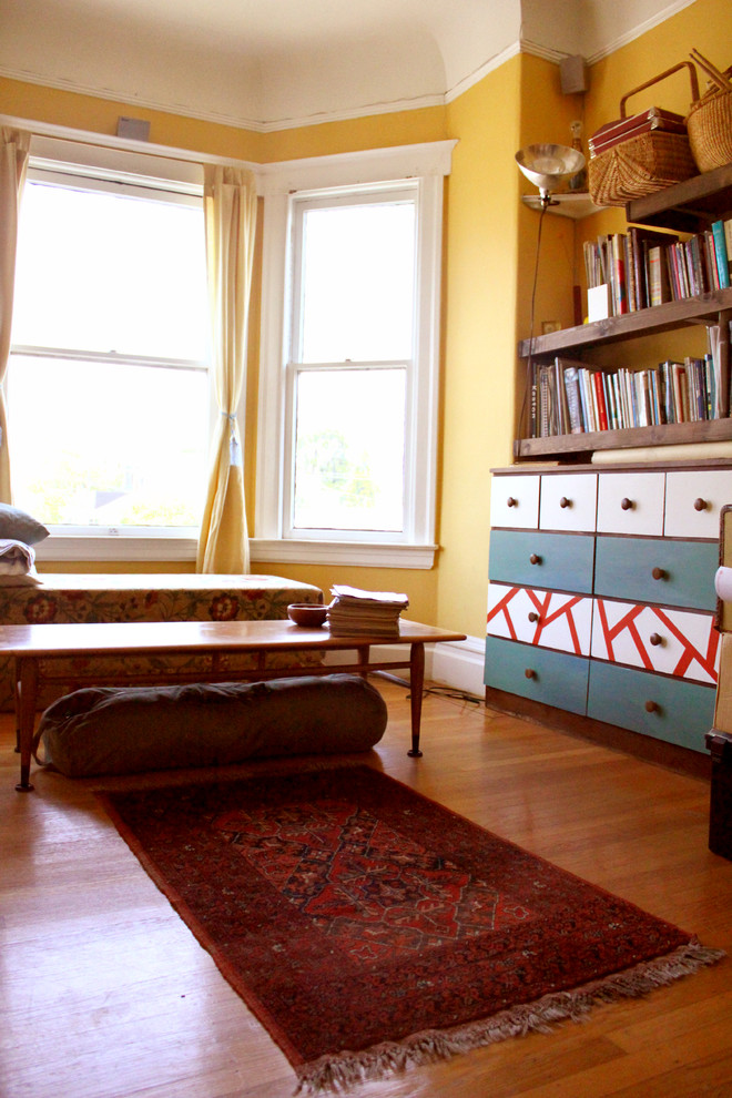 Design ideas for a bohemian living room in San Francisco.
