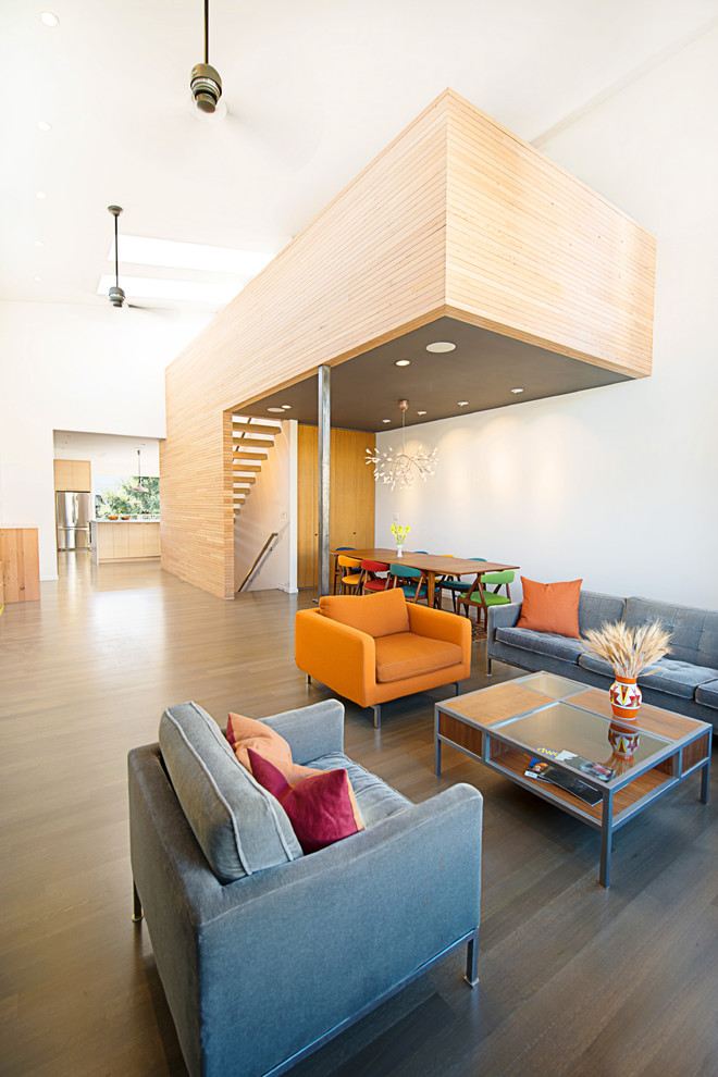 Modern living room in San Francisco.