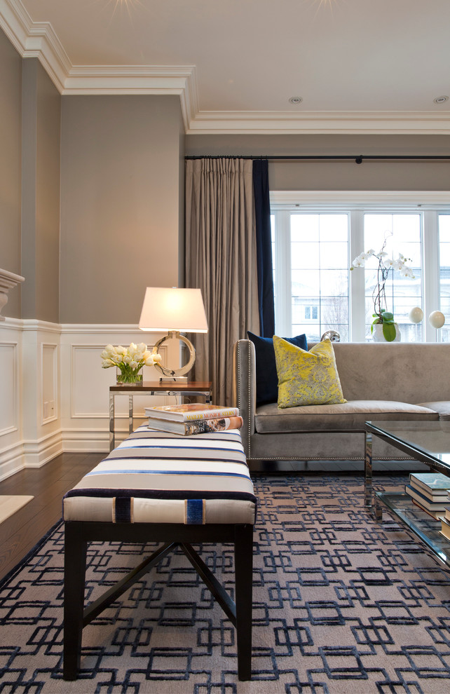 North Toronto Living Room/Dining Room Contemporary Living Room