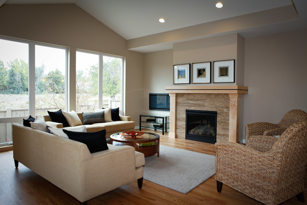 Northfield Commons Boulder Contemporary Living Room Denver by
