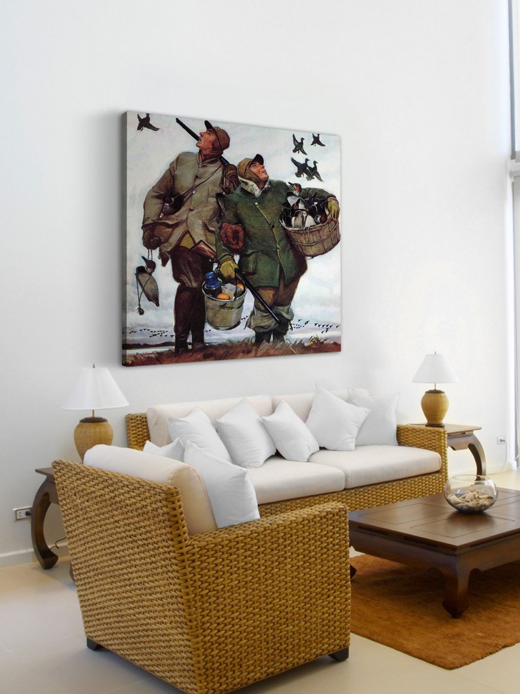 Nothing but Decoys Living Room Los Angeles by Marmont Hill Houzz