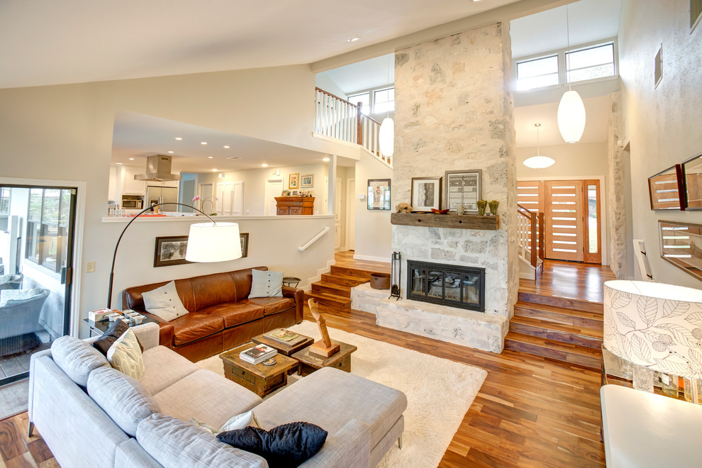 NW Hills Kitchen, Master and Living Transformation Living Room