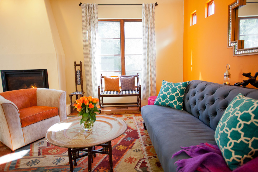 Design ideas for a mediterranean living room in San Francisco.