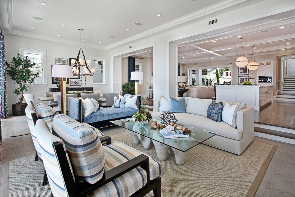 Inspiration for a contemporary living room in Orange County.