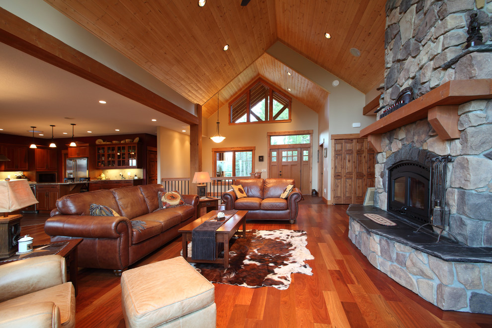 Okanagan Craftsman Lumby Craftsman Living Room Vancouver by