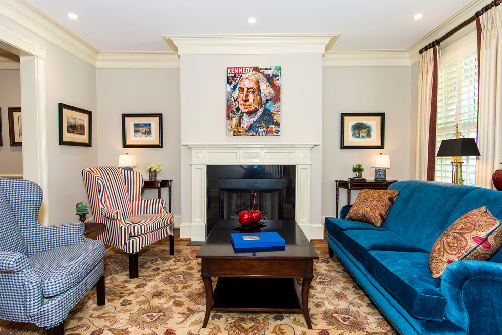 Old Town Alexandria Townhome with Classic Interiors Traditional