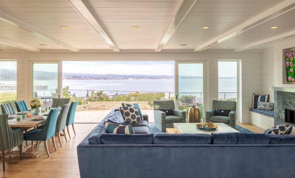 Beach House, Santa Cruz, CA Beach Style Living Room Sacramento