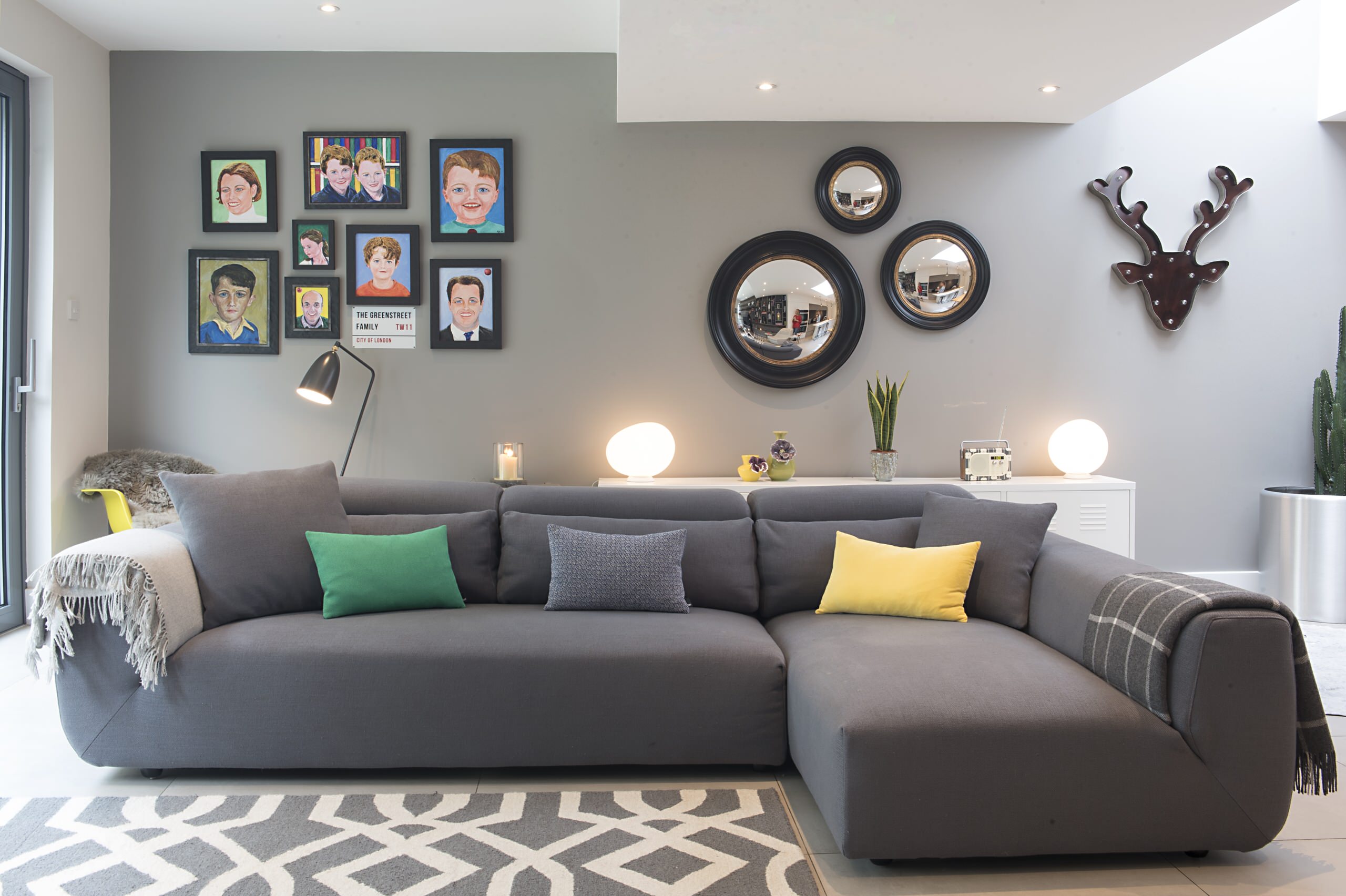 Gray Sofa Living Room Ideas Photos