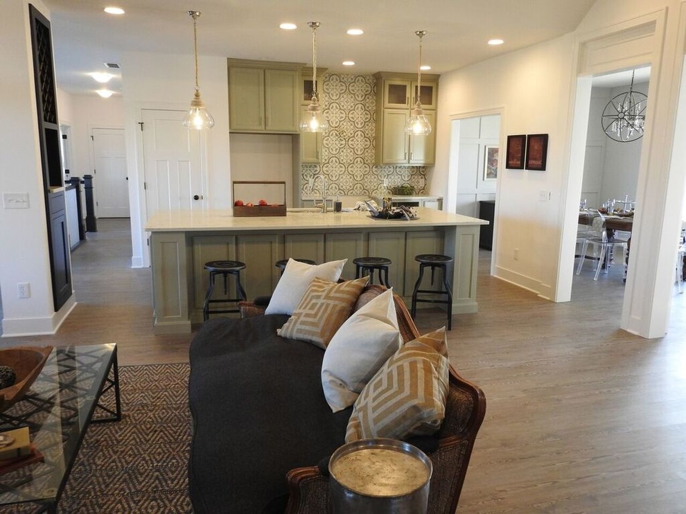 Open Ranch Design Craftsman Living Room Other by Matt Lancia