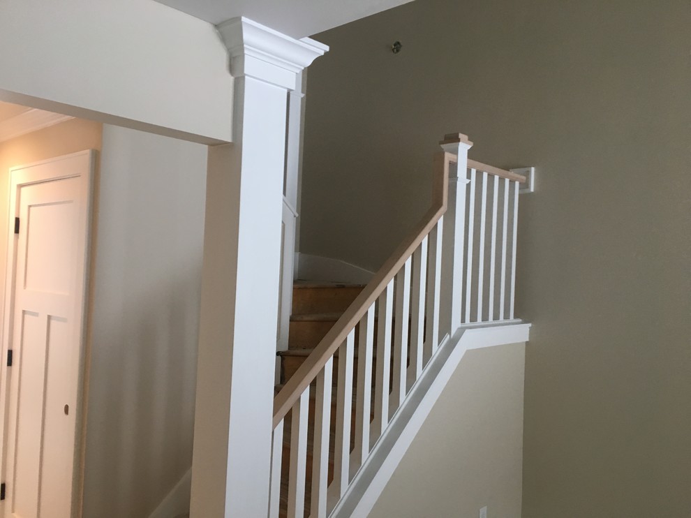 Open stair railings Beach Style Staircase Milwaukee by Build It