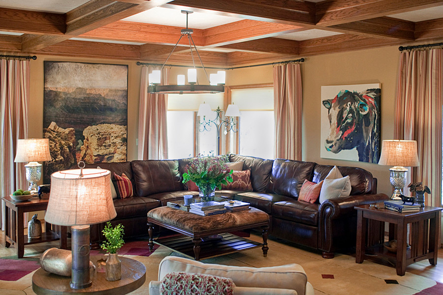Inspiration for a classic living room in Boise.