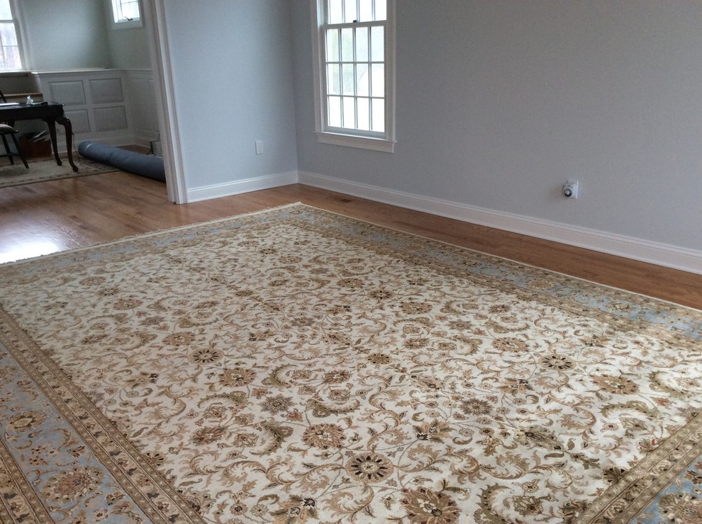 Oriental rugs for living room/dining room decorating project in Newtown