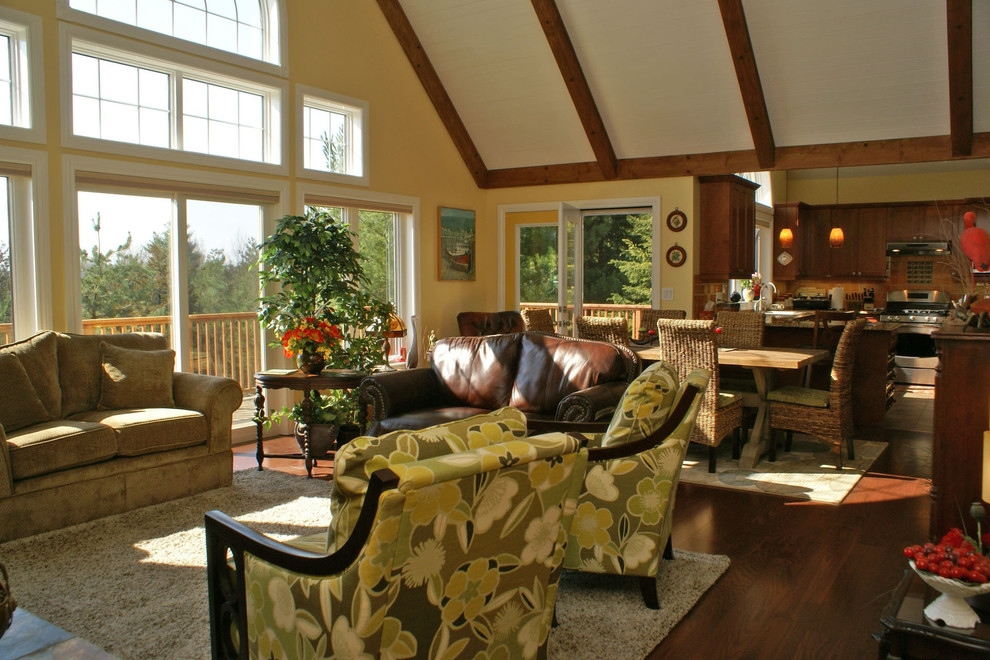 Our Homes Craftsman Living Room Vancouver by Viceroy Houses Ltd