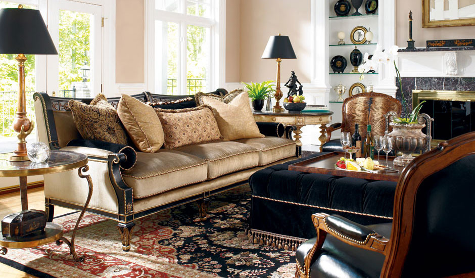 Example of a classic living room design in Baltimore