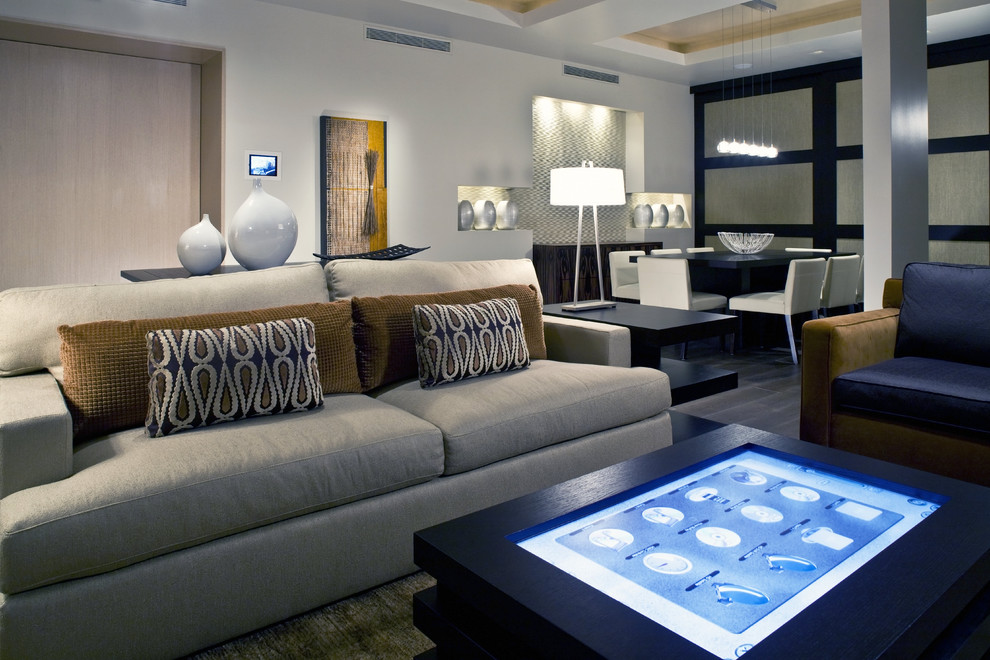 Our Savant Experience Center Modern Living Room Phoenix Houzz