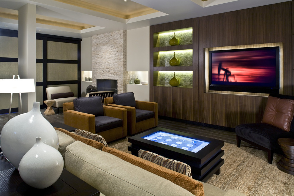 Our Savant Experience Center Modern Living Room Phoenix Houzz UK