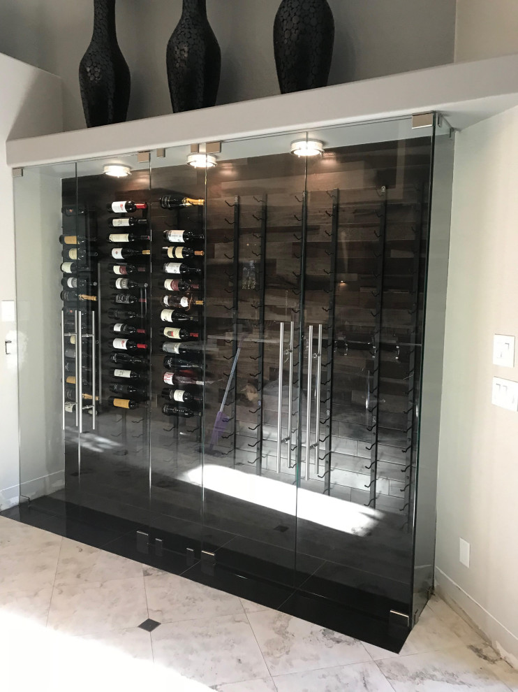 Our Work Modern Wine Cellar Tampa by A ROD GLASS INC. Houzz