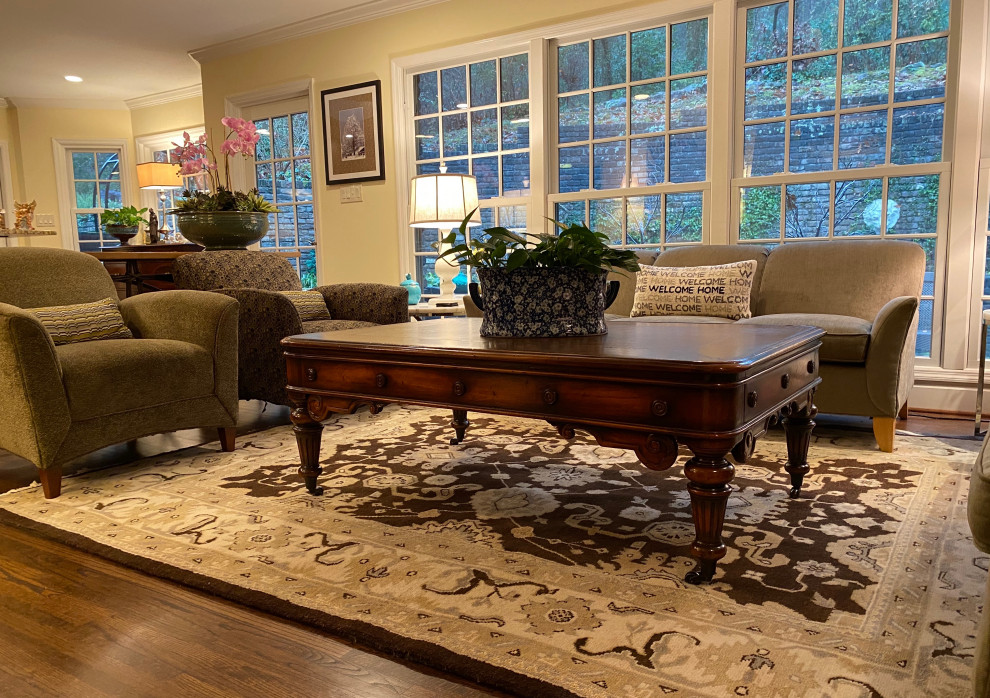 Oushak inspires a balance of style and practical living through color and design Farmhouse