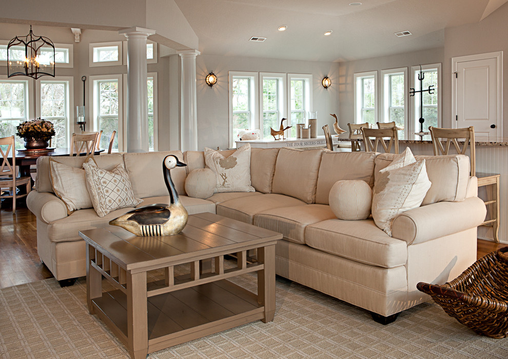 Outer Banks Beach House Traditional Living Room DC Metro by