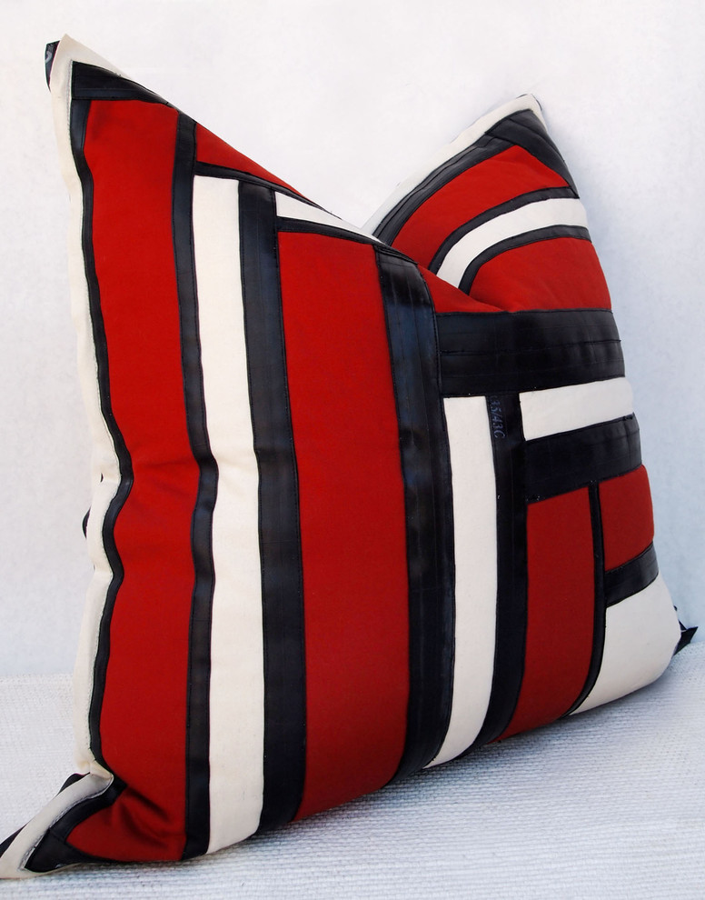 Oversized Floor Pillows Modern Living Room Chicago by SOLO Home