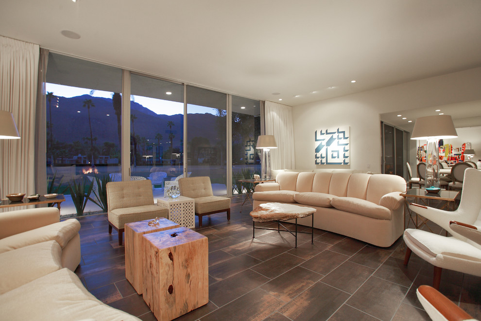 Palm Springs Modern Midcentury Living Room Los Angeles by