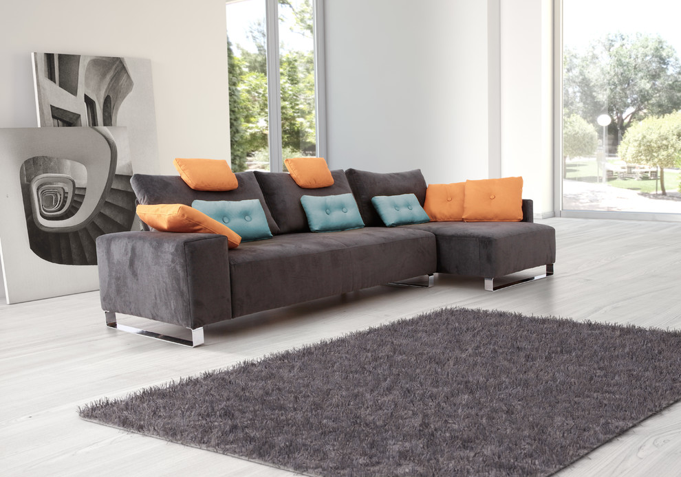 Pantom Contemporary Fabric Modular Sectional Sofa Contemporary