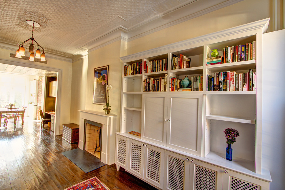Living room - traditional living room idea in New York