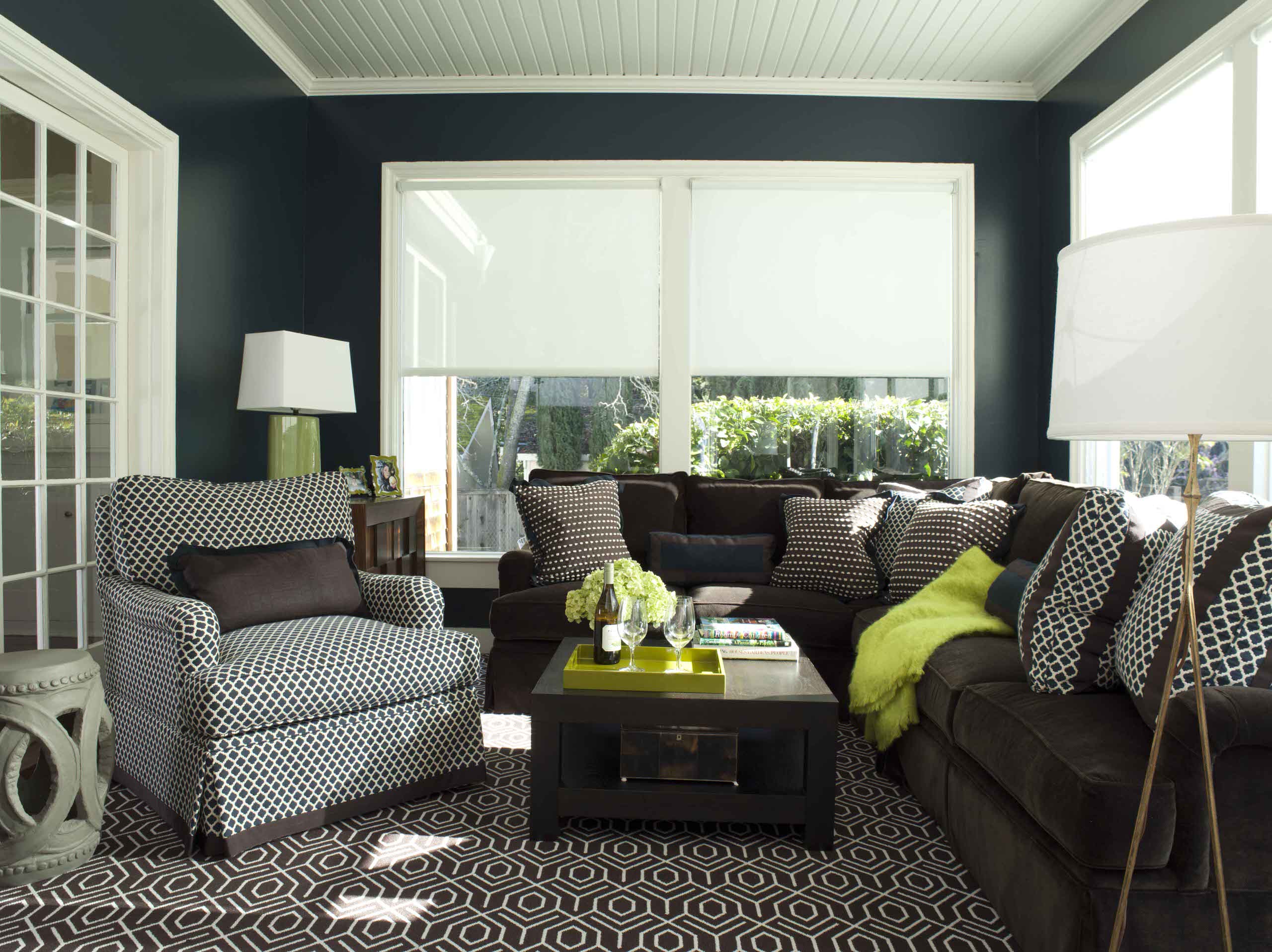 Navy Blue And Lime Green Living Room Ideas