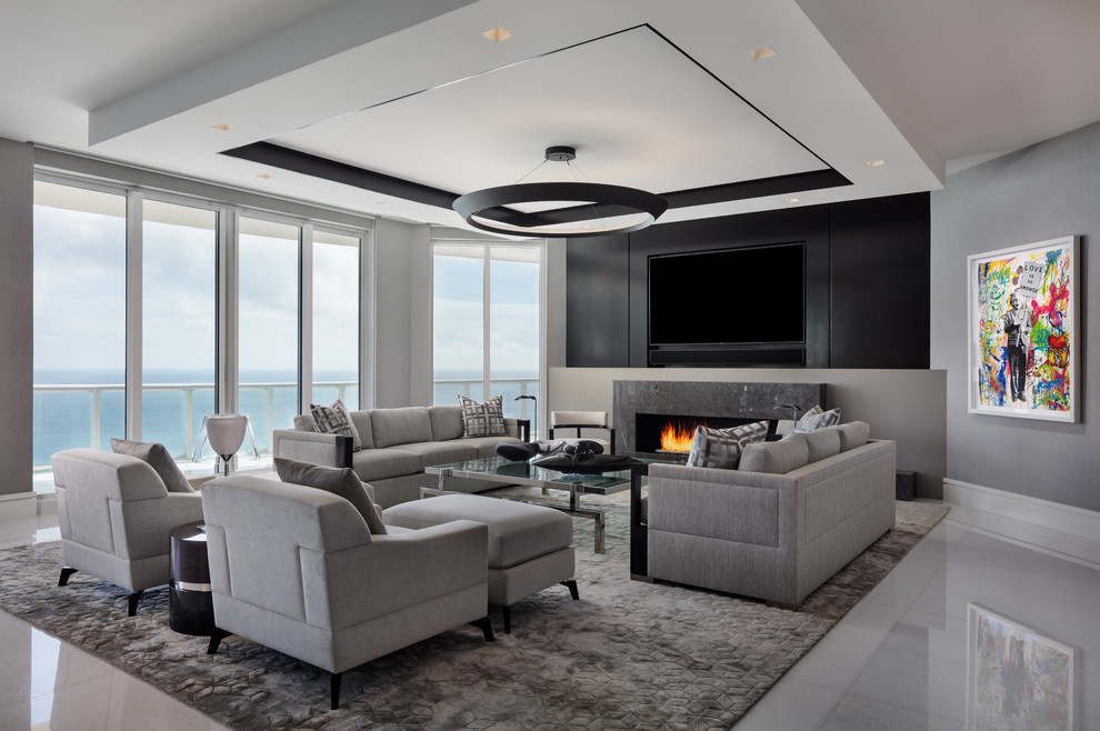 25 Penthouse Design Ideas for Luxurious Urban Living - Spacious Penthouse Living Ideas
