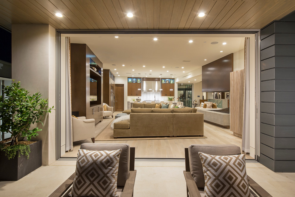 PERHAM Contemporary Living Room Orange County by Brandon