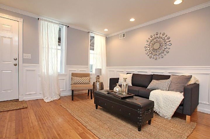 Philadelphia Row Home - Transitional - Living Room - Philadelphia  Houzz