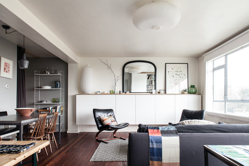 リビングとダイニングのゾーン分け 7つの方法 Houzz ハウズ