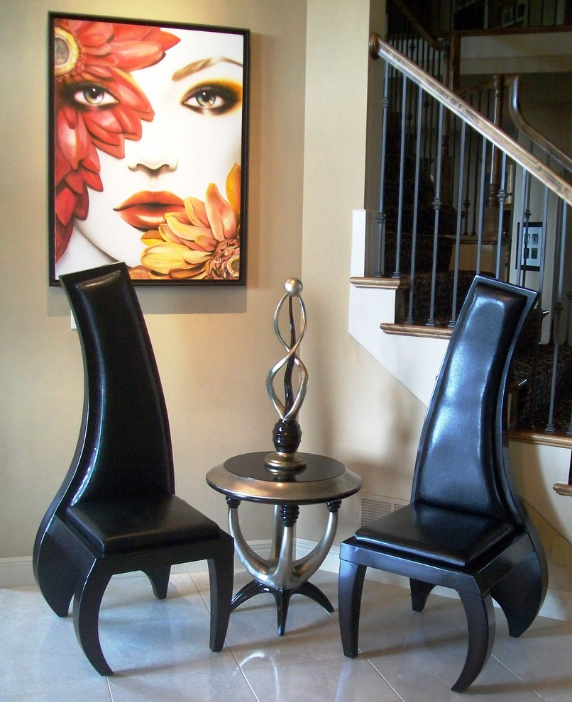 Piano Room Contemporary Living Room Kansas City by Karen Mills