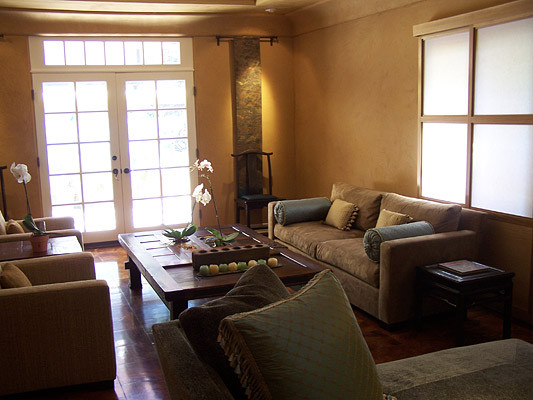 Mediterranean living room in Los Angeles.