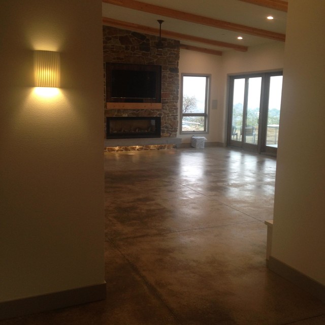 Pine Flat Lake House Contemporary Living Room Other by