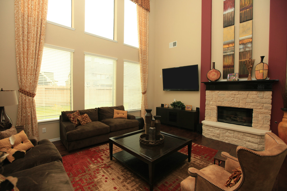 Pine Mill Ranch Residence Eclectic Living Room Houston by