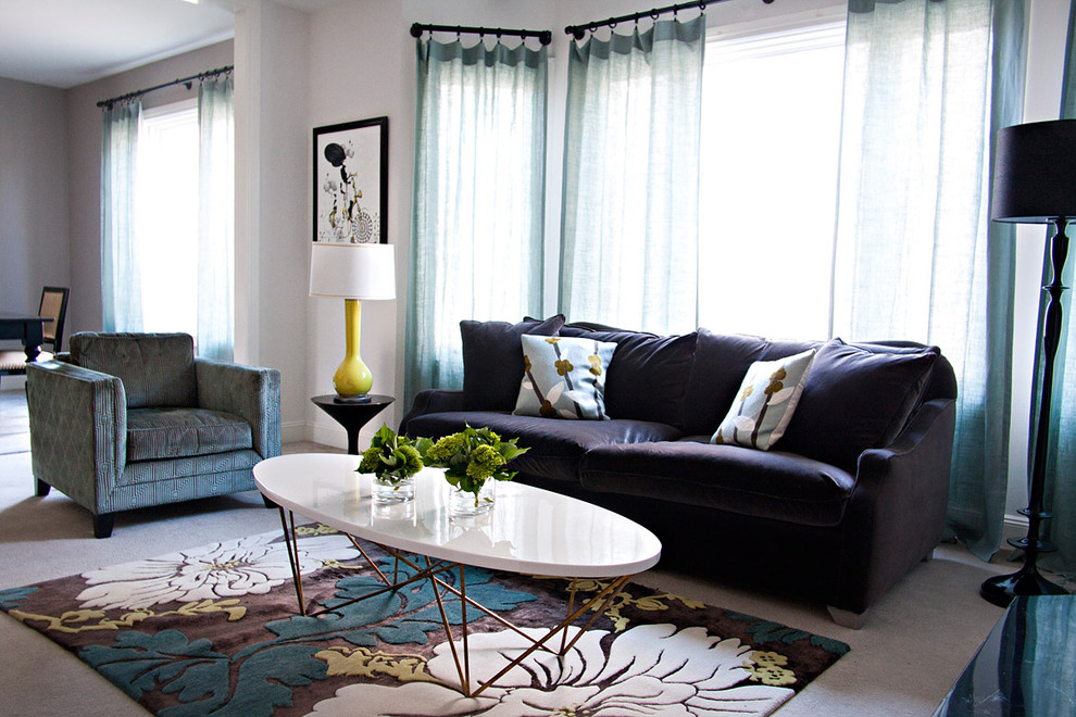 Pixley Apartment Contemporary Living Room Los Angeles by Mint