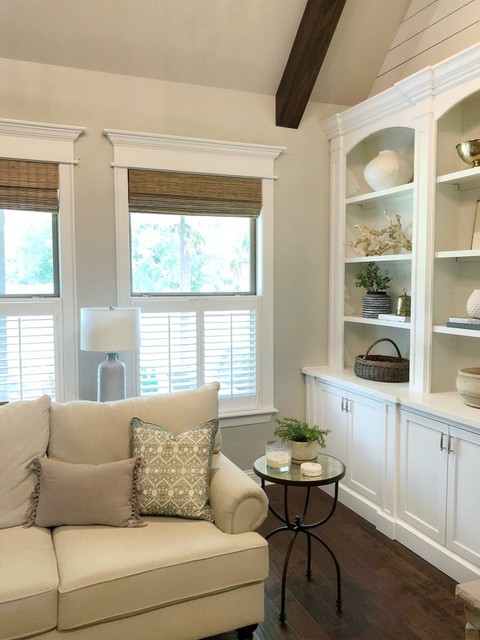 Plantation Shutters and Bamboo/Woven Wood Shades - Our Vintage  Nest/SelectBlinds - Modern - Living Room - Phoenix - by Selectblinds | Houzz