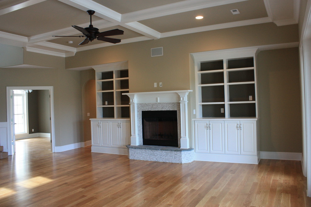 Living room - traditional living room idea in Wilmington