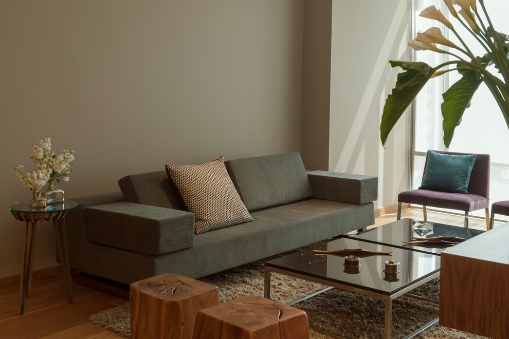 Inspiration for an eclectic living room remodel in Mexico City