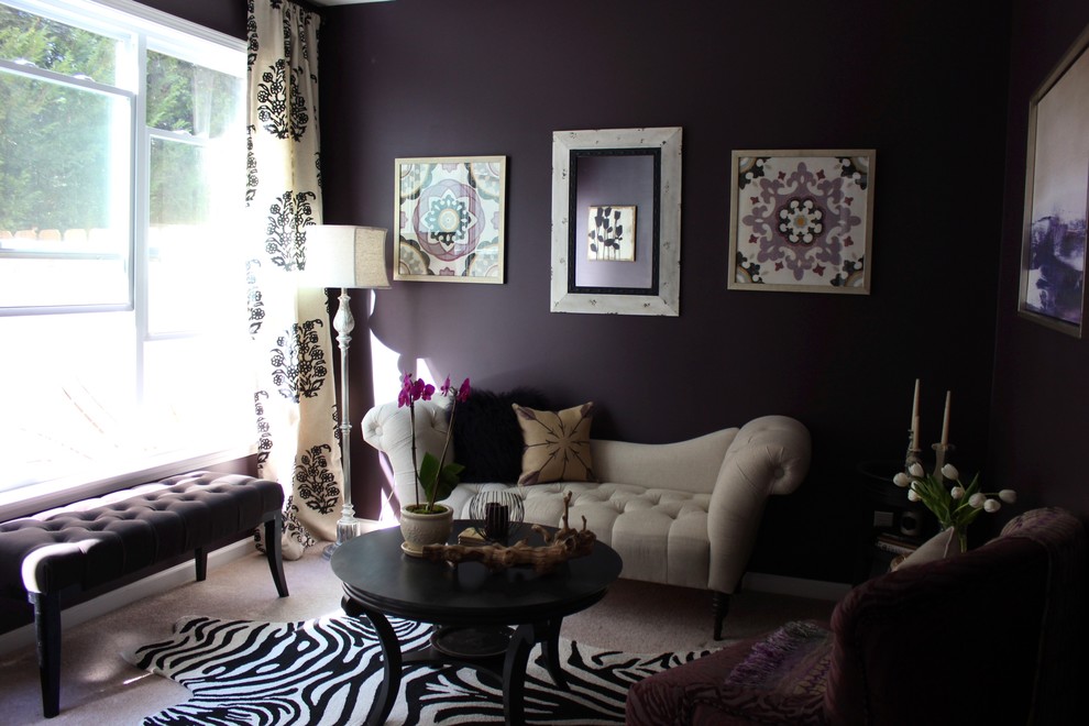 Plum Haven Eclectic Living Room Atlanta by Aerie Interiors Houzz
