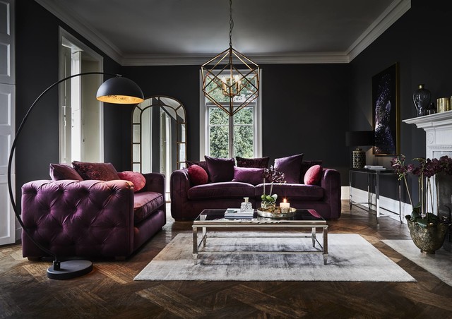 Plush Deco | Velvet Sofa - Modern - Living Room - Other - by Barker and  Stonehouse | Houzz