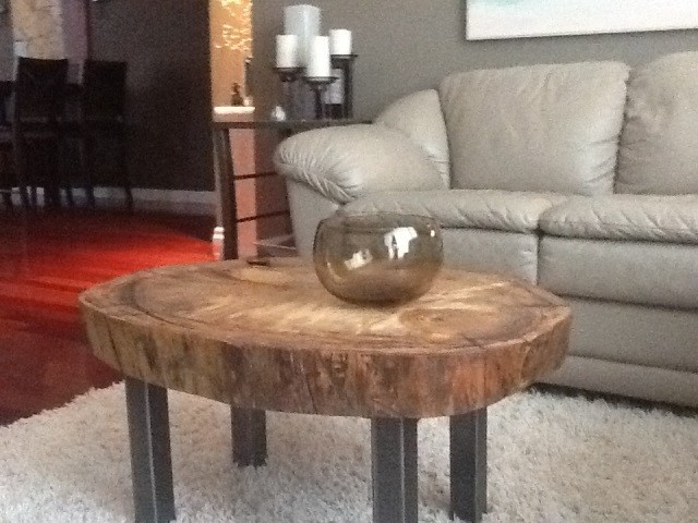 Tree cookie online coffee table
