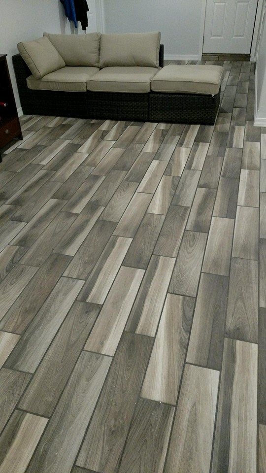 Example of a trendy porcelain tile living room design in Other