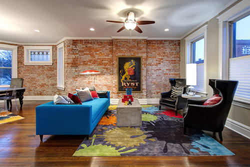 interior brick paint colors